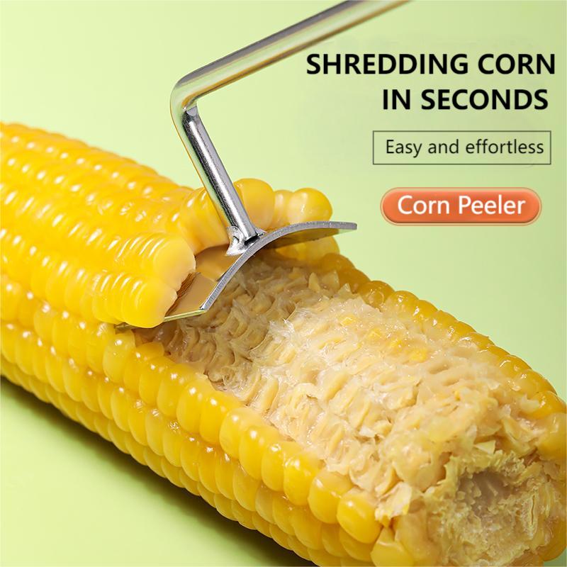 🌽 Strip a Whole Cob in Seconds — No Knife, No Mess!