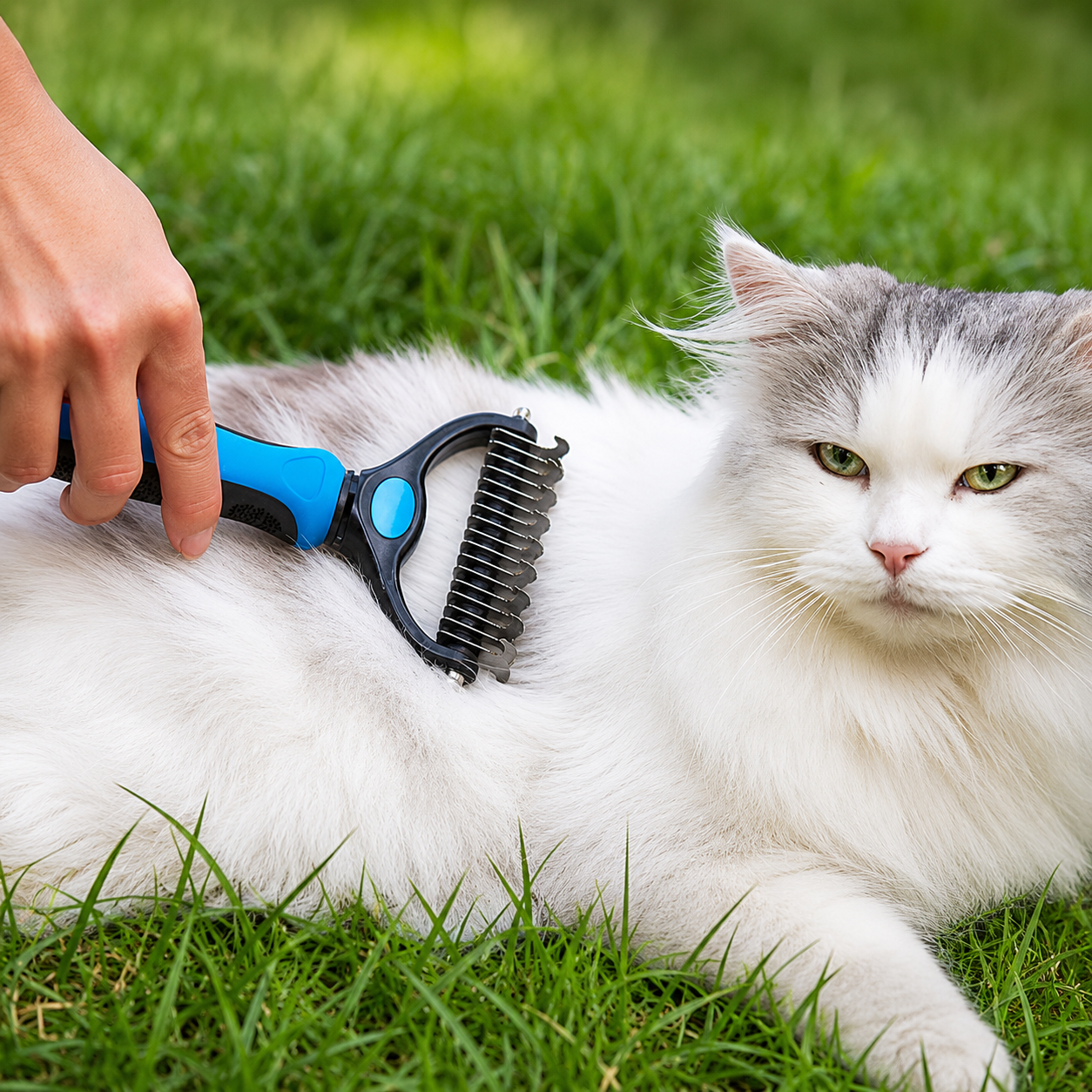 Pain-Free Pet Deshedding Brush for Cats & Dogs – Remove Loose Fur Fast 🐶🐱