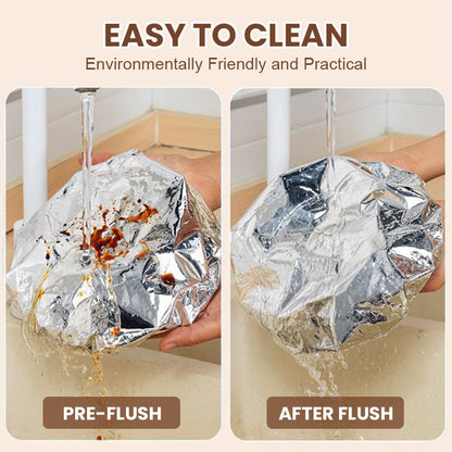 Heat Blocking Foil Insulation Cover-Keep Food Hot Longer  No More Cold Meals