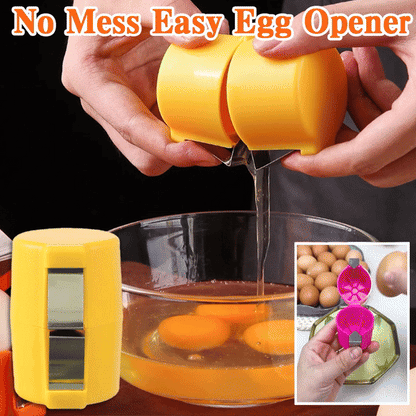 Crack Eggs The Easy Way-Open eggs in seconds with less mess and no shell frustration