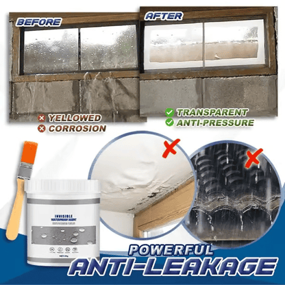 Stop Leaks Fast — Brush-On Waterproof Sealant for Cracks, Gaps & Wet Areas