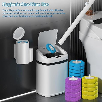 Clean. Toss. Done. 🧼-The easiest way to keep your toilet spotless without the mess.