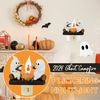 USB Ghost Campfire Flickering Nightlight🔥👻BUY 2 Free Shipping