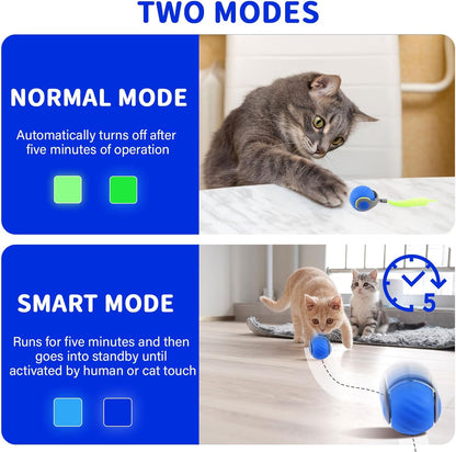 Interactive Rechargeable Cat Toy Ball – Fun & Active Play for Cats