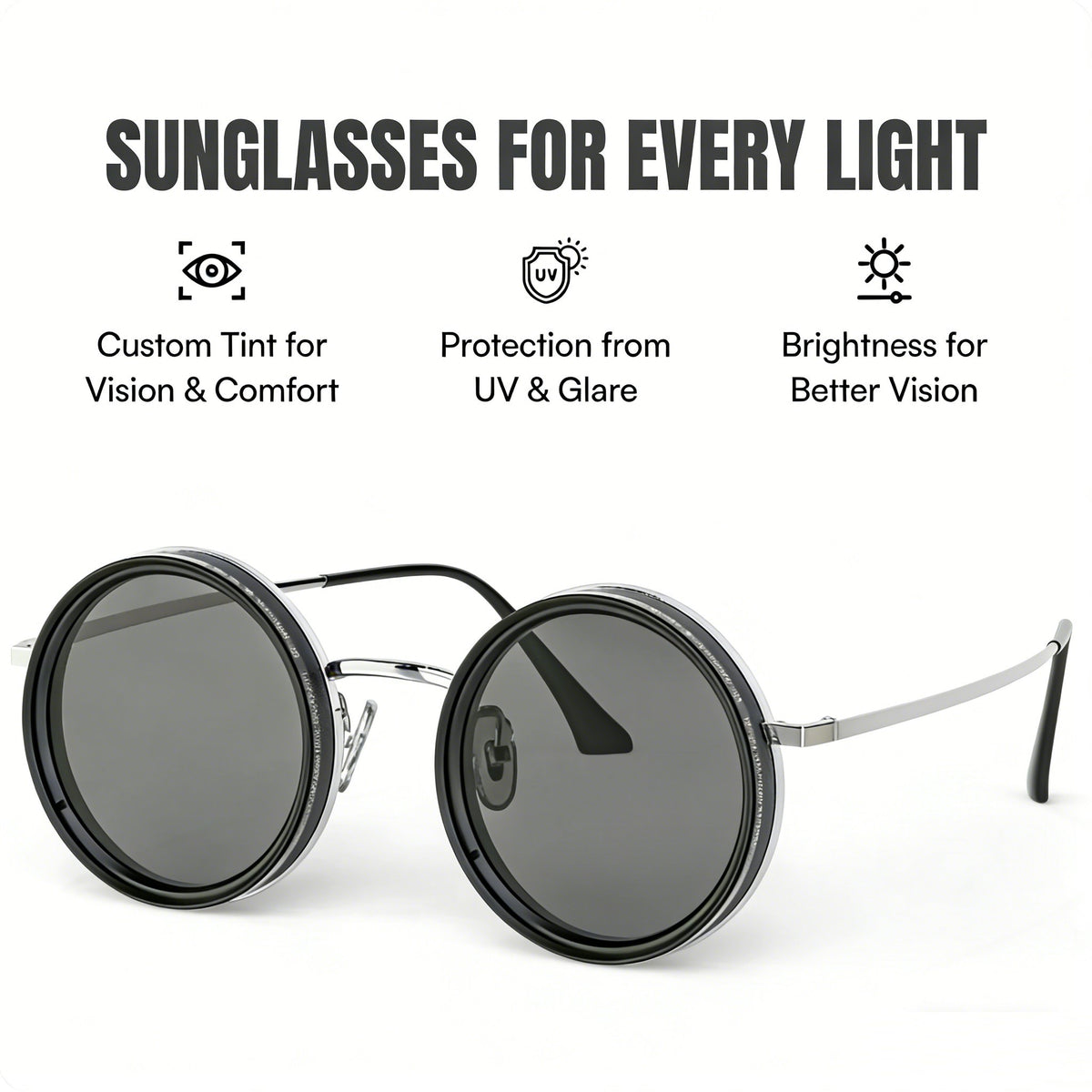 Too Bright?-Adjustable Outdoor Sunglasses Made for Changing Light