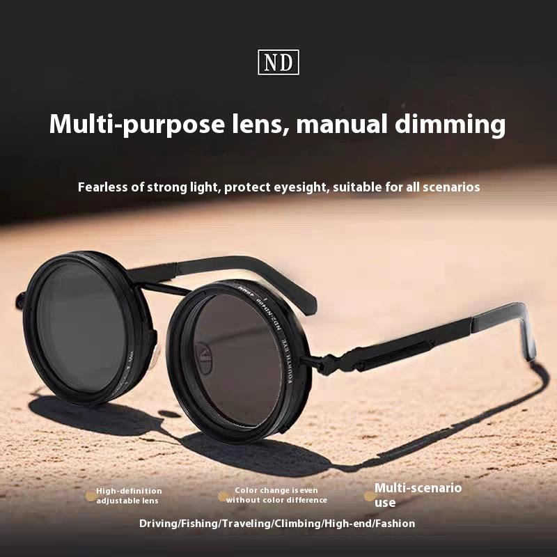 Too Bright?-Adjustable Outdoor Sunglasses Made for Changing Light