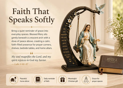 ✝️📚Christian Jesus Swing Ornament & ✝️ Blessed Mary Cradle Swing Ornament