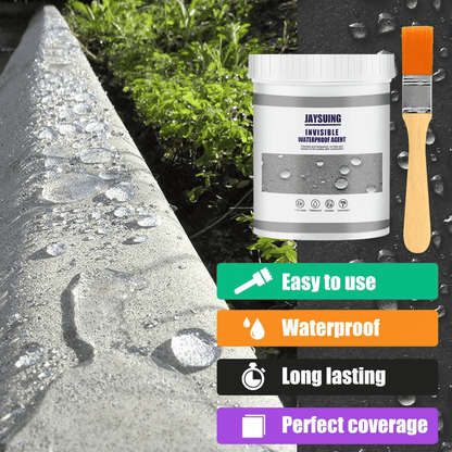 Stop Leaks Fast — Brush-On Waterproof Sealant for Cracks, Gaps & Wet Areas