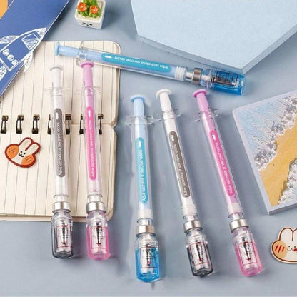 Syringe Shape Gel Pens – Fun Design with Smooth Writing