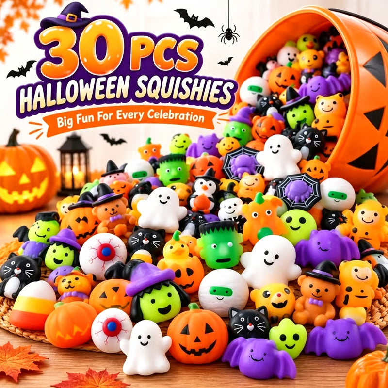 🔥Last Day 50% OFF - 🎃 30PCS Halloween Mochi Squishy Toys - Buy 1（30PCS）