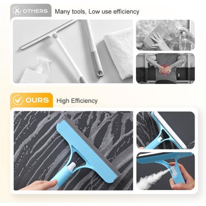 Say Goodbye to Streaks—Spray, Scrub & Squeegee in Seconds