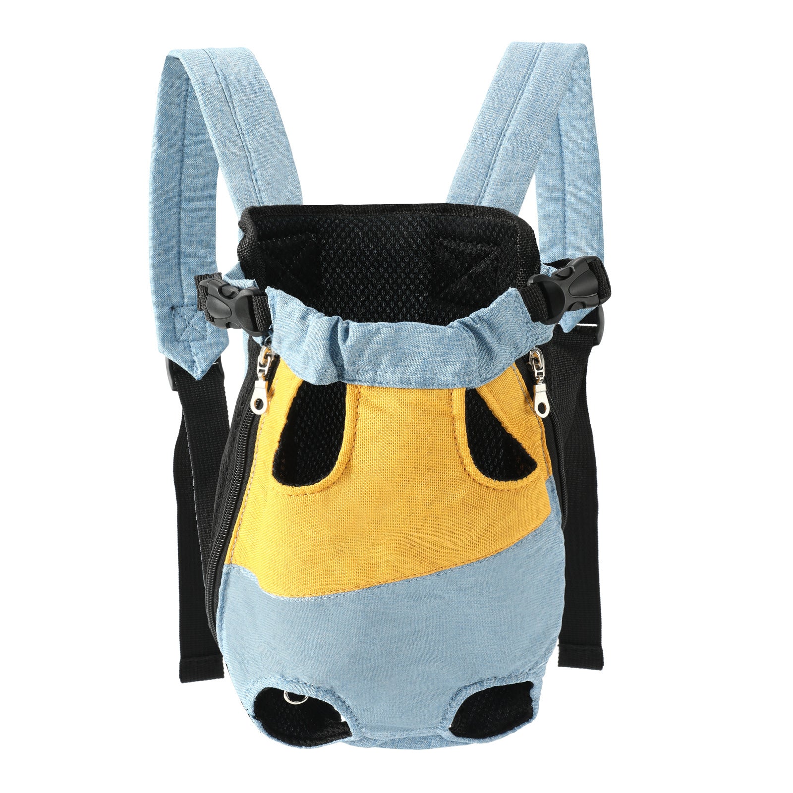 yellow denim blue