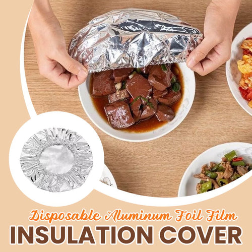 Heat Blocking Foil Insulation Cover-Keep Food Hot Longer  No More Cold Meals