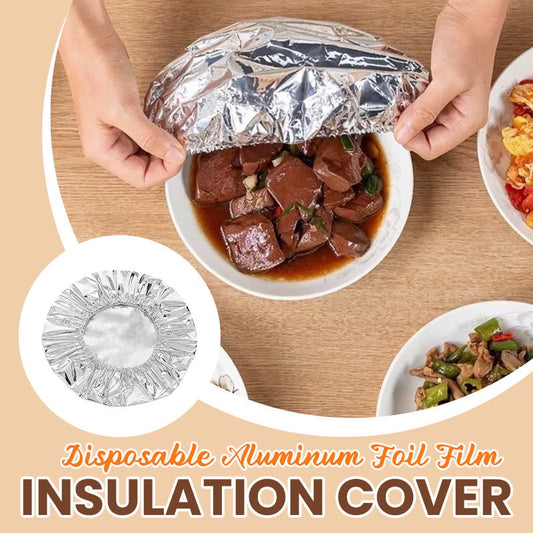 Heat Blocking Foil Insulation Cover-Keep Food Hot Longer  No More Cold Meals