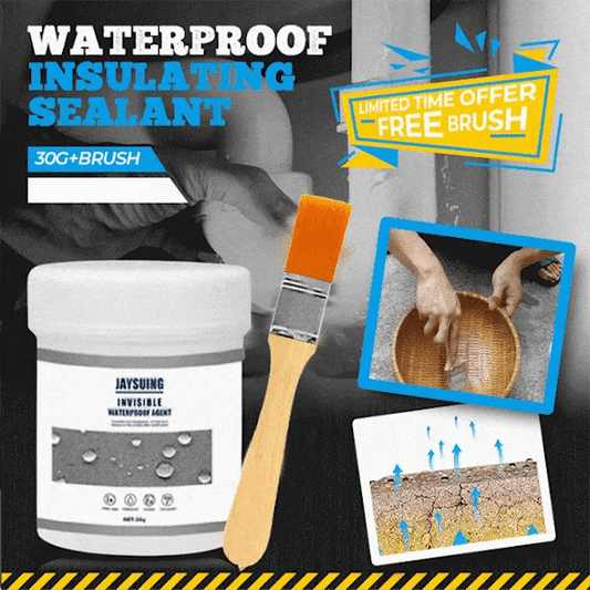 Stop Leaks Fast — Brush-On Waterproof Sealant for Cracks, Gaps & Wet Areas