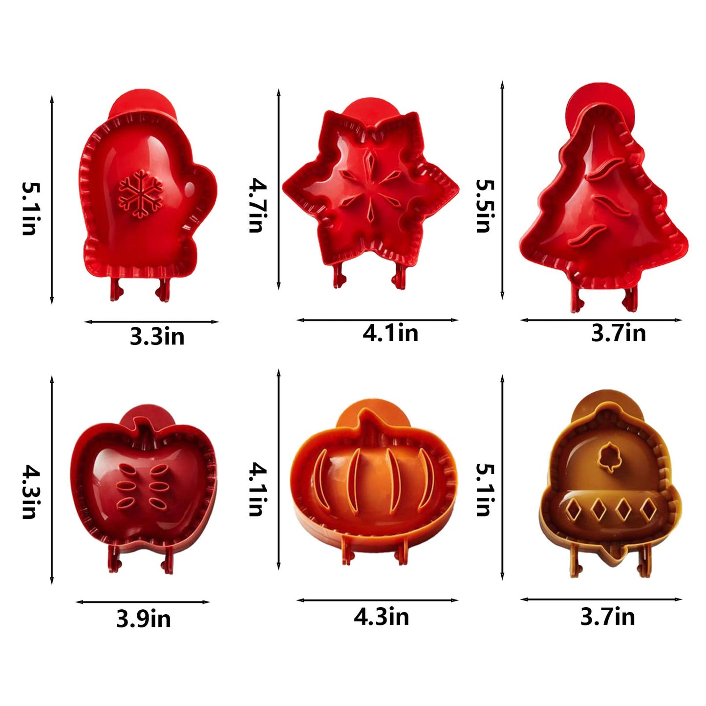 🎃 Frightfully Cute Pies in Seconds-Holiday Mini Pie Mold