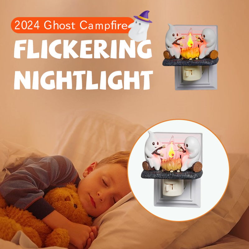 USB Ghost Campfire Flickering Nightlight🔥👻BUY 2 Free Shipping