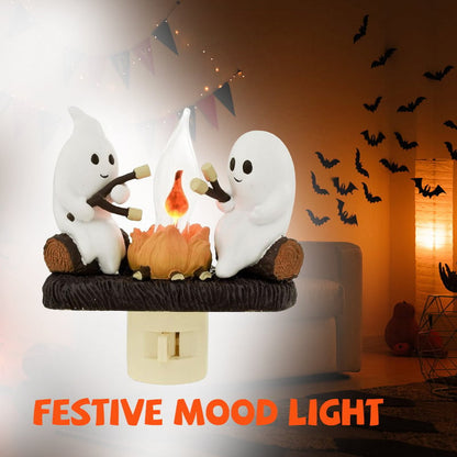 USB Ghost Campfire Flickering Nightlight🔥👻BUY 2 Free Shipping