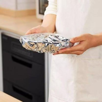 Heat Blocking Foil Insulation Cover-Keep Food Hot Longer  No More Cold Meals
