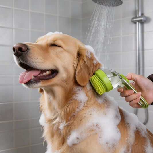 Wash, De-Shed & Massage in One Easy Bath Brush