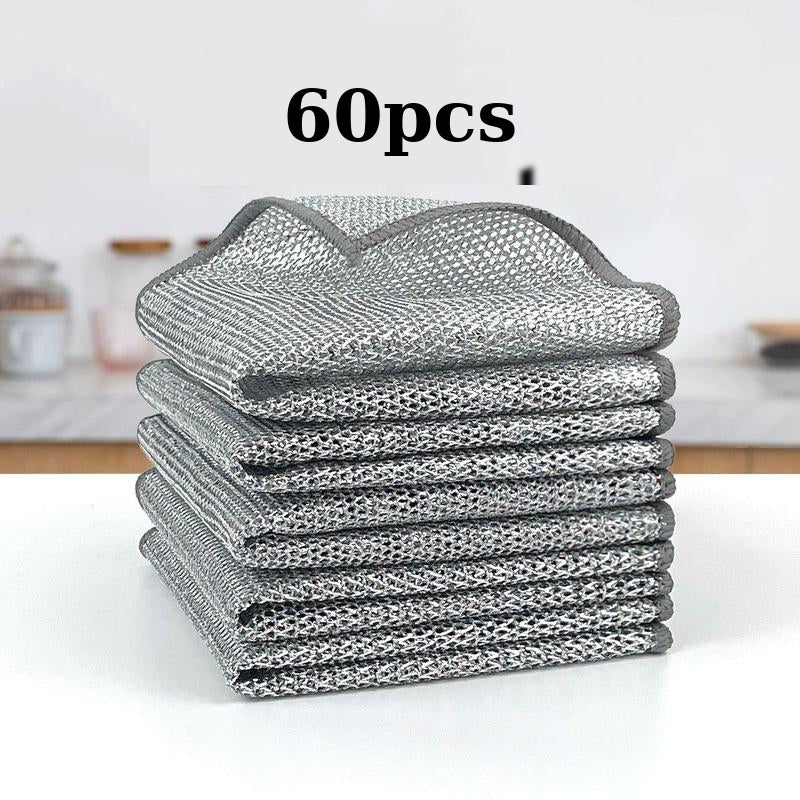 Reusable Diamond Weave Scrubber Cloths – Tough on Stains, Gentle on Surfaces